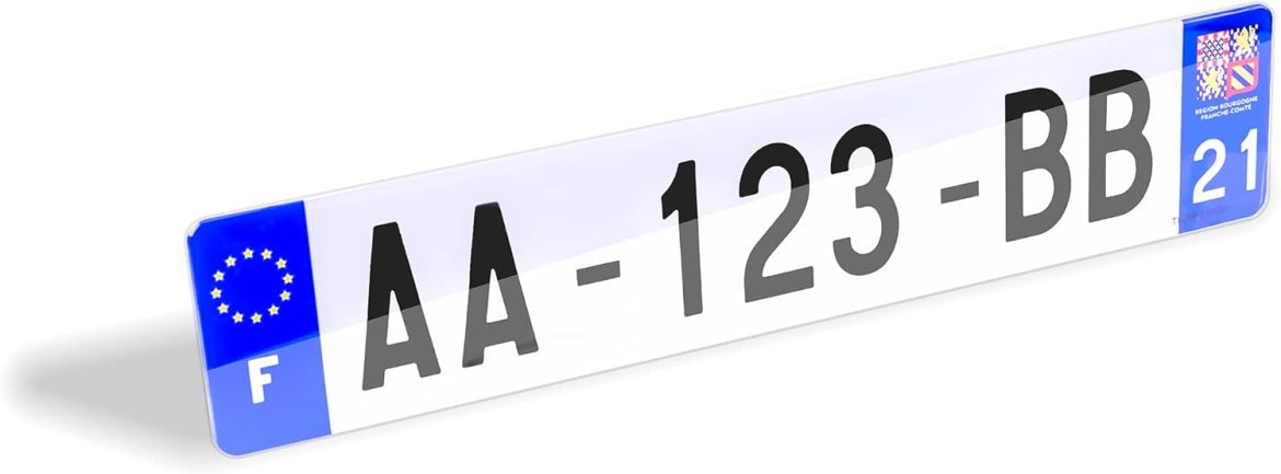 Cette plaque d&rsquo;immatriculation qui pourrait changer votre perception de la route 🚗✨
