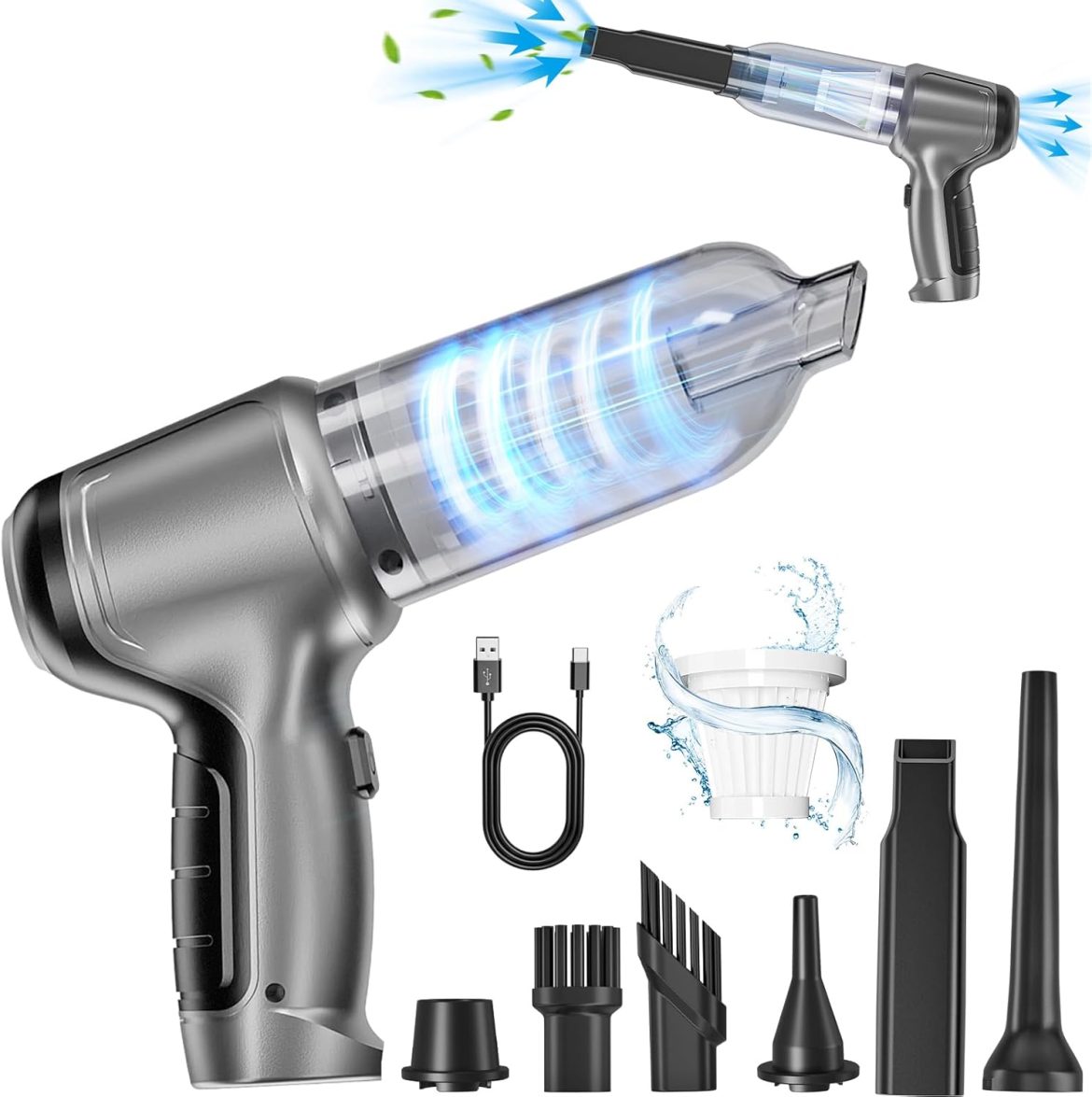 Un Aspirateur 3 en 1 Qui Va Révolutionner Votre Quotidien! 🚗✨

Dans notre vie trépidante, il est essentiel de garder notre environnement propre et organisé, que ce soit dans notre voiture, à la maison ou au bureau. C’est là qu’intervient le WYRIAZA Aspirateur Voiture, un appareil innovant qui combine puissance, praticité et polyvalence. Si vous cherchez à simplifier votre quotidien tout en maintenant un espace impeccable, cet aspirateur est fait pour vous. Laissez-nous vous expliquer pourquoi vous devriez absolument vous l’offrir !

Un Puissant Aspiration de 9700Pa

Imaginez un aspirateur capable de capturer même les plus petites particules de poussière et les débris tenaces. Avec une aspiration de 9700Pa, le WYRIAZA ne laisse aucune chance aux salissures. Que ce soit des miettes de gâteaux, des poils d’animaux ou même de la terre, il aspire tout en un clin d&rsquo;œil. Plus besoin de passer des heures à nettoyer, cet appareil vous fait gagner un temps précieux.

Une Autonomie Impressionnante de 5000mAh

L&rsquo;un des principaux défis des aspirateurs sans fil est l&rsquo;autonomie. Avec sa batterie de 5000mAh, le WYRIAZA vous offre une utilisation prolongée sans interruptions. Vous pouvez ainsi nettoyer votre voiture, votre bureau ou votre maison sans jamais vous soucier de la recharge. Fini les tracas des fils encombrants ! Vous serez libre de vous déplacer comme bon vous semble.

Un Mini Aspirateur Multifonction

Le WYRIAZA ne se contente pas d&rsquo;être un simple aspirateur. Il se transforme également en sèche-cheveux, offrant ainsi une solution 3 en 1 pour tous vos besoins. Vous pouvez passer de l’aspiration à la coiffure en un rien de temps. Que vous soyez en déplacement ou chez vous, cet appareil est l&rsquo;allié parfait pour tous vos petits tracas quotidiens.

Idéal Pour Tous Les Espaces

Que vous soyez en voiture, au bureau ou à la maison, le WYRIAZA s’adapte à tous vos besoins. Sa taille compacte et son design ergonomique permettent une manipulation facile, même dans les espaces les plus restreints. Vous pourrez l&rsquo;utiliser partout, rendant le nettoyage accessible et agréable.

Ne Manquez Pas Cette Opportunité

En investissant dans le WYRIAZA Aspirateur Voiture, vous ne vous offrez pas seulement un appareil, mais un véritable compagnon de vie qui vous fera gagner du temps et de l’énergie. Profitez d’un espace propre et agréable, tout en bénéficiant de la puissance et de la polyvalence d’un aspirateur moderne. 

N’attendez plus pour transformer votre expérience de nettoyage ! Commandez dès maintenant le WYRIAZA Aspirateur Voiture et découvrez par vous-même comment il peut améliorer votre quotidien. Faites le choix de la simplicité et de l&rsquo;efficacité, car un environnement propre est la clé d’un esprit serein.