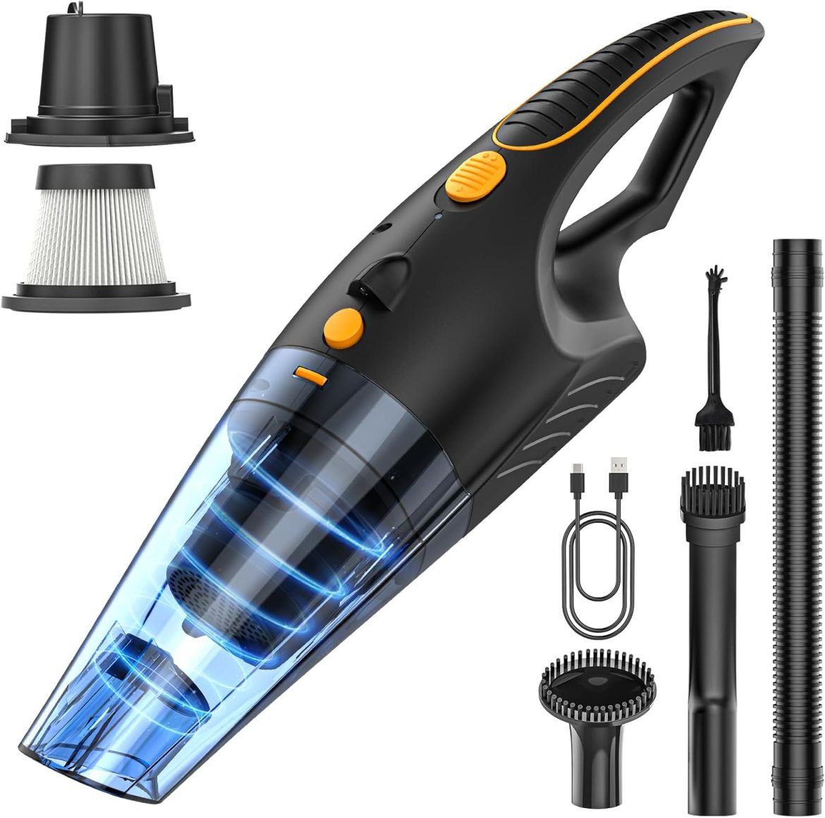 Cet aspirateur portable qui transforme votre voiture en un sanctuaire de propreté 🚗✨