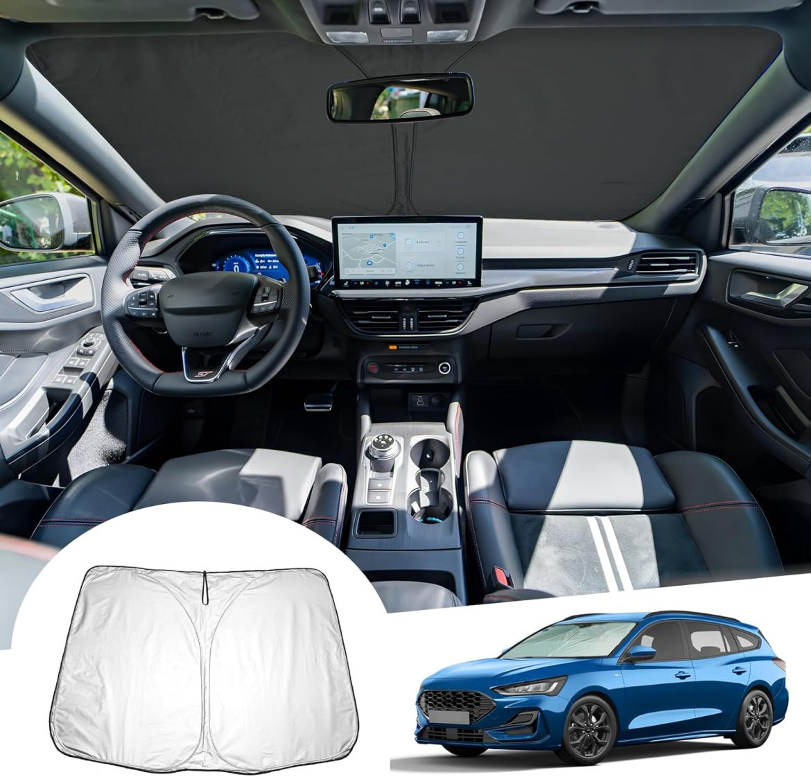 Protégez votre Ford Focus MK4 avec cette astuce surprenante pour un intérieur frais et stylé ! ☀️🚗✨