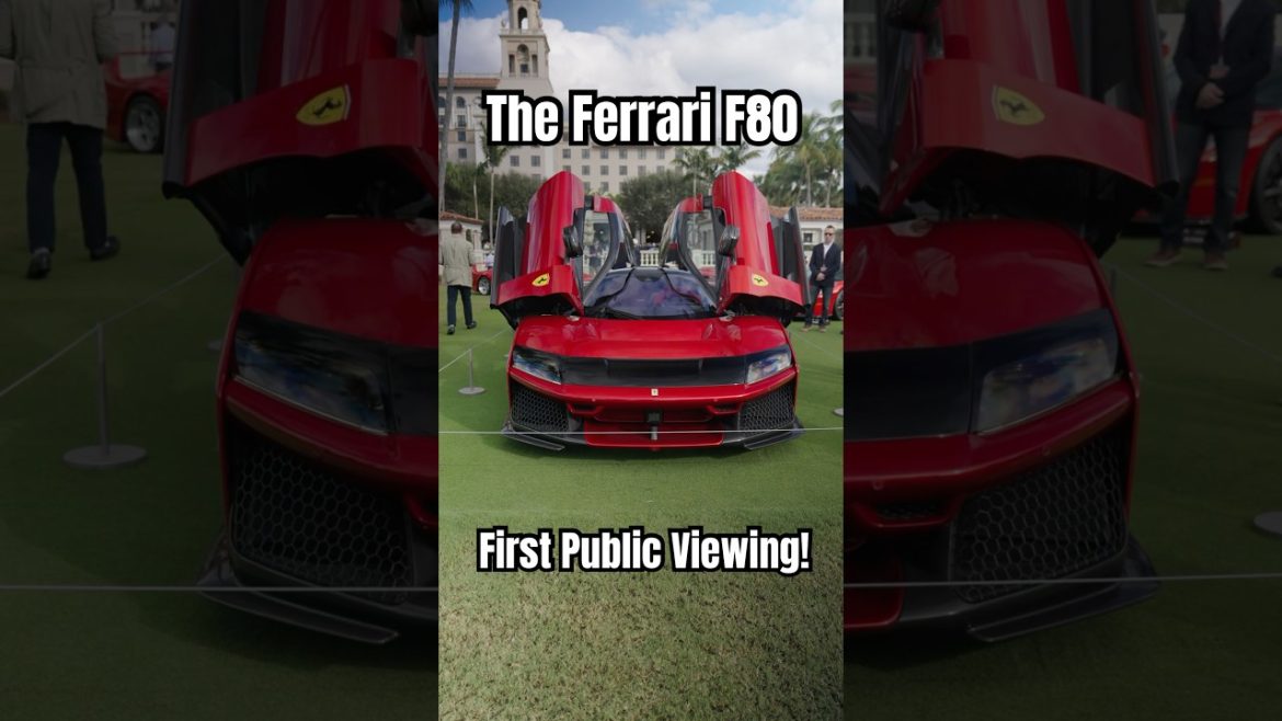 La révélation tant attendue de la Ferrari F80 au Cavallino Classic : une performance à couper le souffle et des innovations révolutionnaires à découvrir