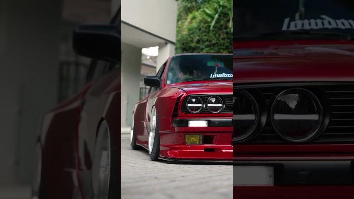 L&rsquo;art de la transformation : plongez dans l&rsquo;expérience immersive de la BMW E30 LS1 à large carrosserie