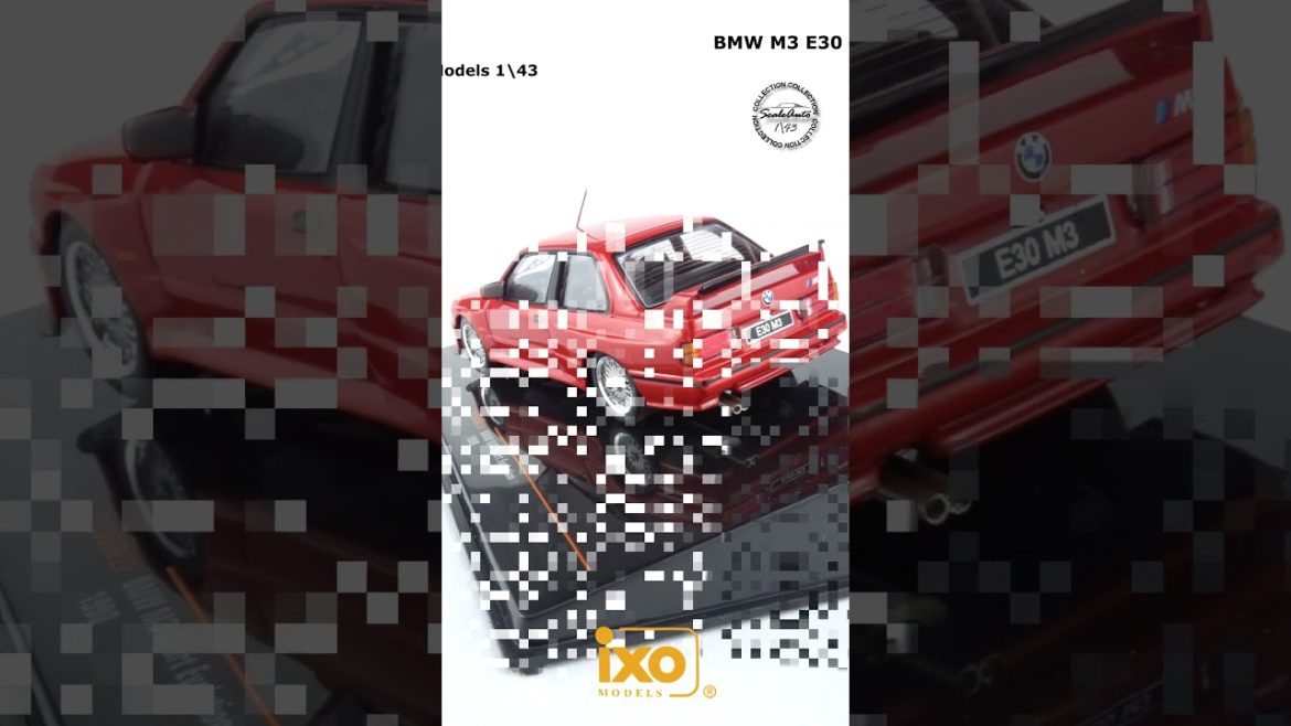 L&rsquo;héritage du sport automobile : découverte de la bmw m3 e30 sport evolution 1990 par ixо models 143