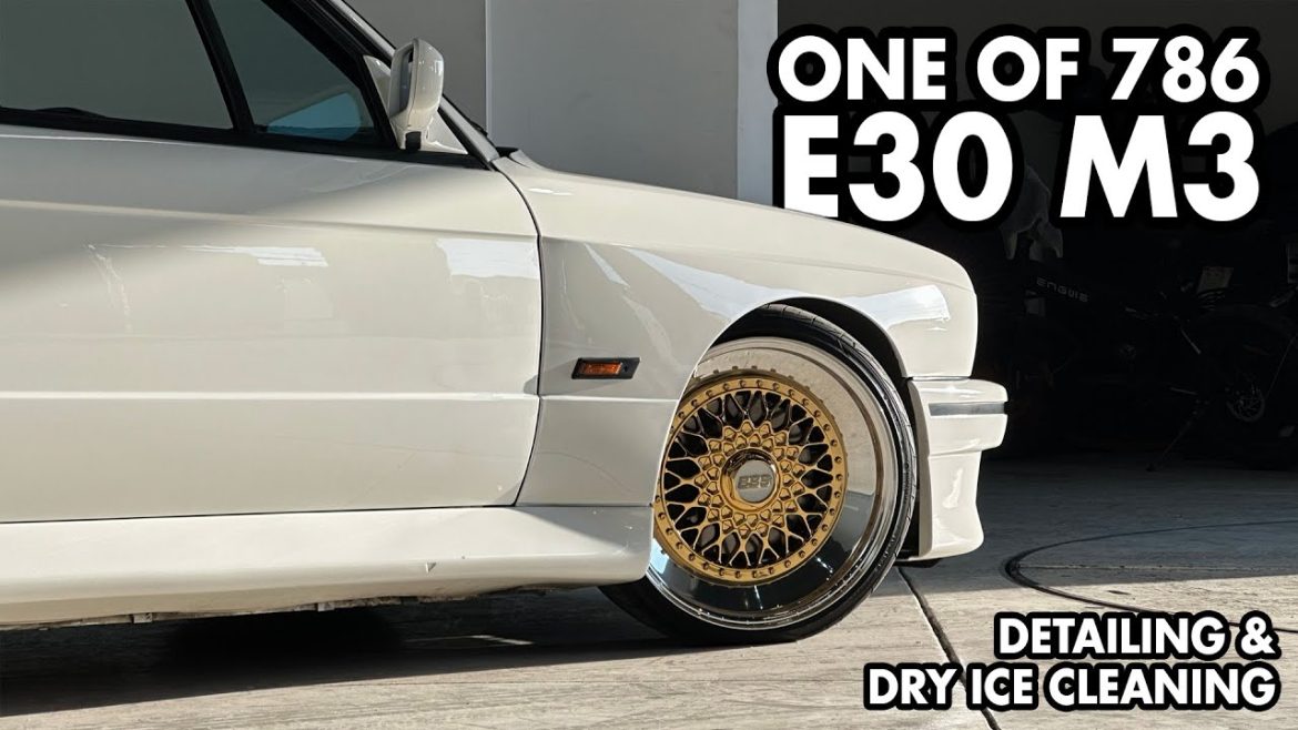 Rénovation d&rsquo;une rare BMW E30 M3 cabriolet : nettoyage en profondeur avec glace carbonique et conseils pratiques essentiels