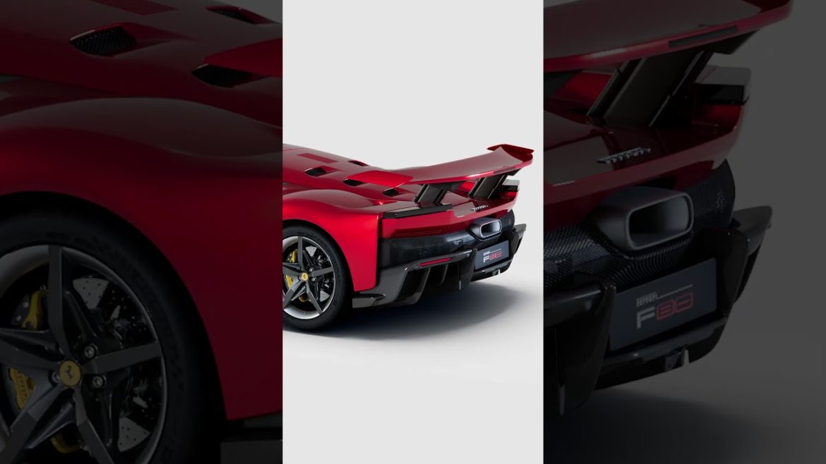 L&rsquo;Art de l&rsquo;Aérodynamique : Plongée dans les Secrets de la Ferrari F80 Inspirée de la F1