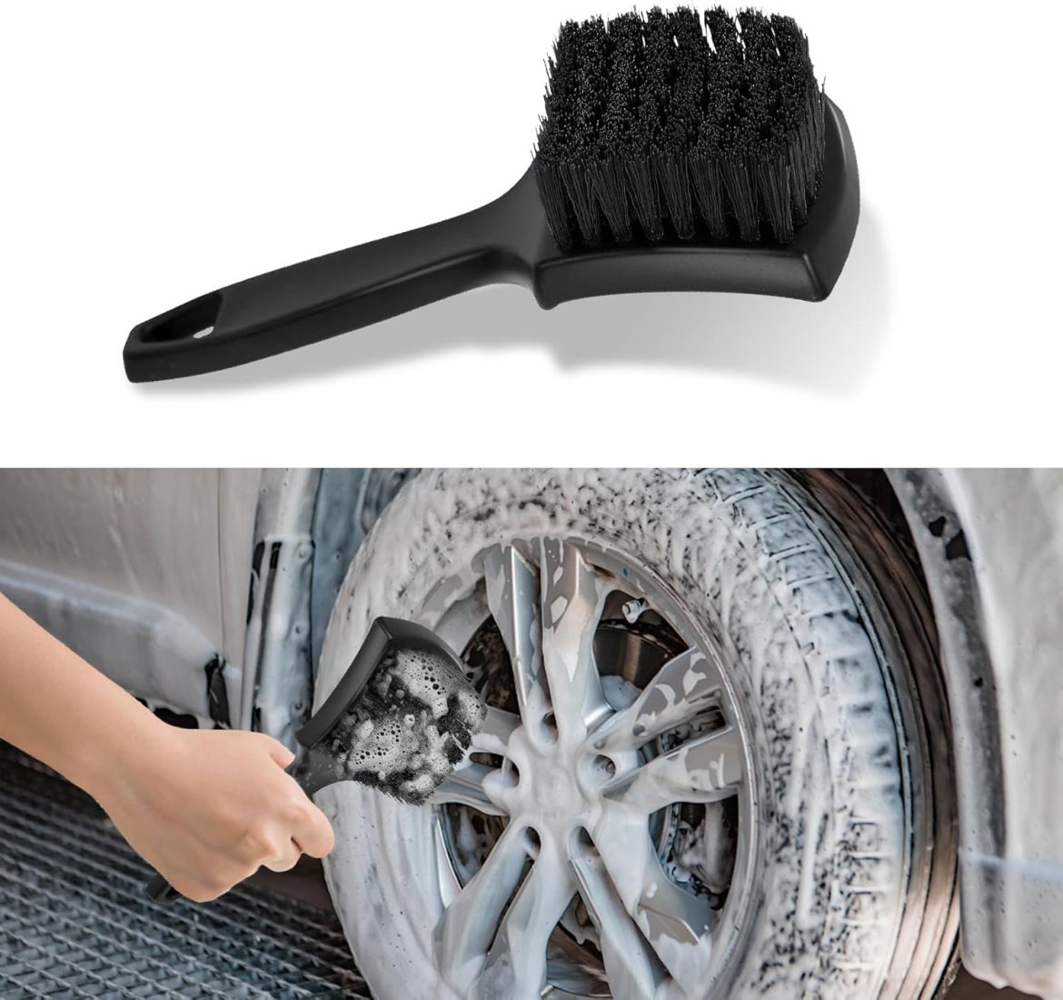 Cette brosse magique pour jantes va transformer votre nettoyage automobile ! 🚗✨