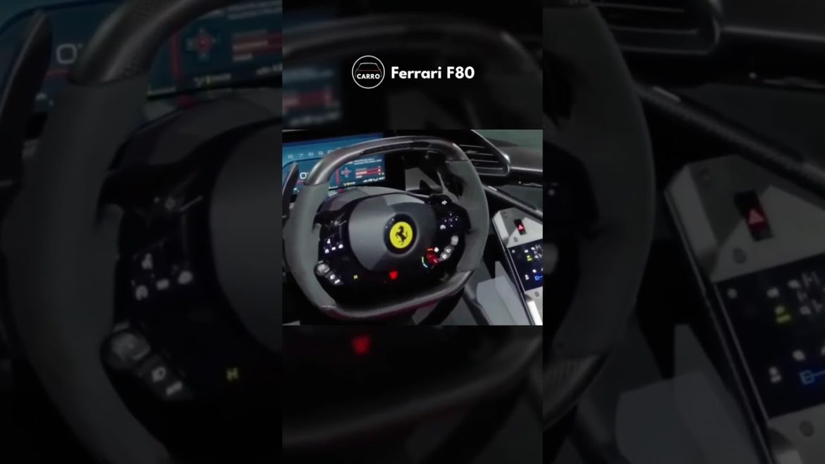 À l&rsquo;intérieur de la Ferrari F80 : une immersion dans l&rsquo;habitacle centré sur le pilote