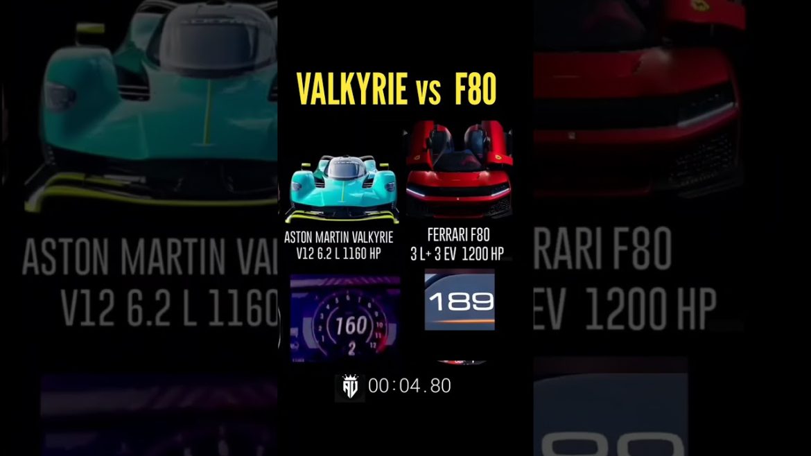 La confrontation ultime : aston martin wall street contre ferrari f80, une analyse approfondie des performances et de l&rsquo;ingénierie