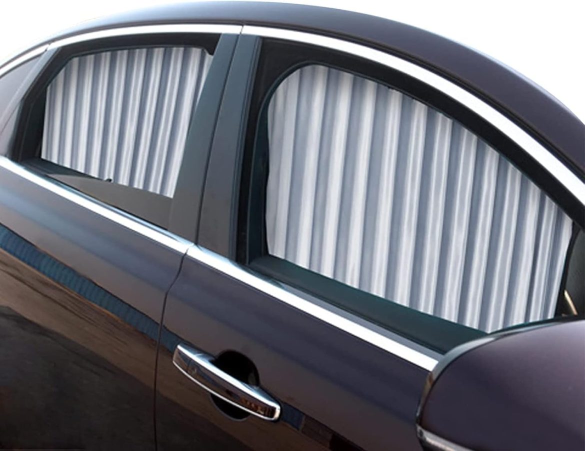 Ces rideaux pour voiture qui transformeront vos trajets en un oasis de fraîcheur 🚗☀️