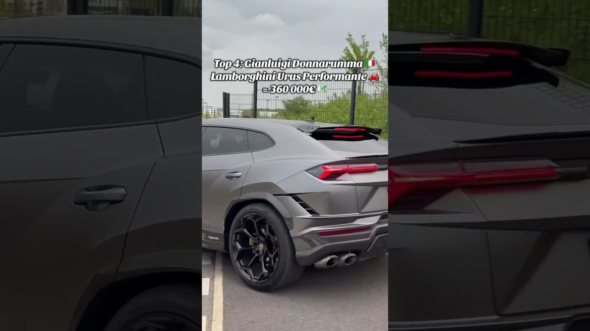 Les voitures d&rsquo;exception des stars du PSG : un aperçu fascinant de luxe et de performance