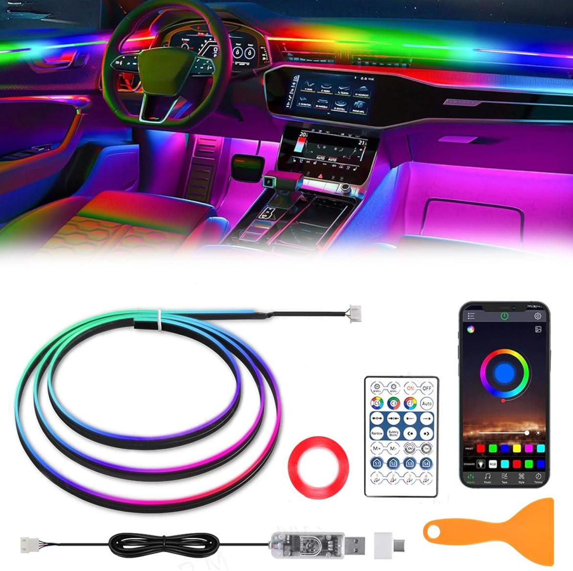 Comment choisir les meilleurs éclairages LED pour l&rsquo;intérieur de votre voiture 🚗💡