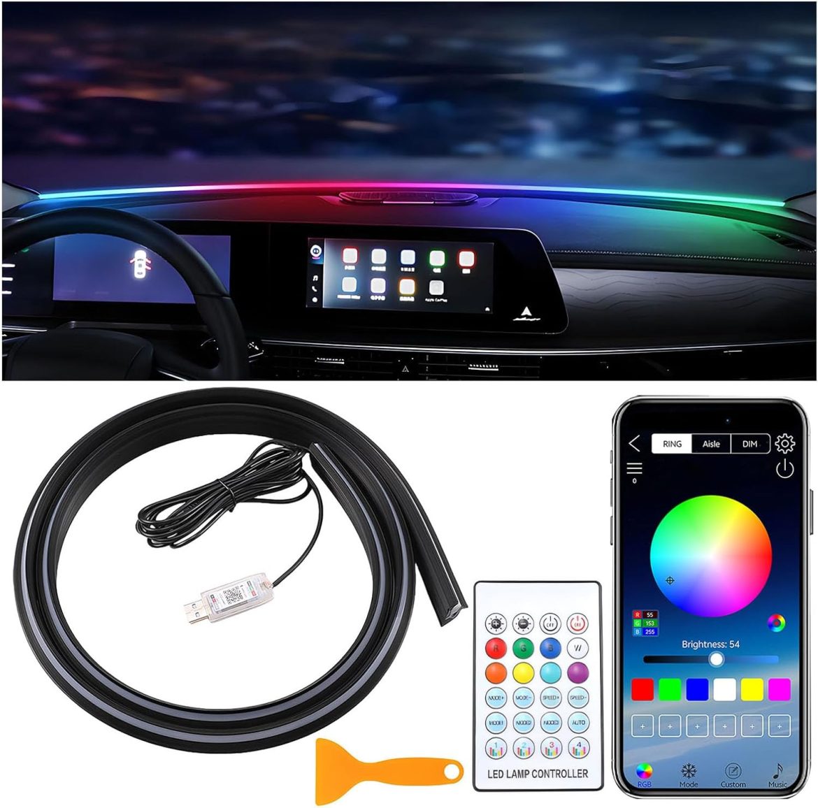 Comment choisir et installer des lumières LED pour l&rsquo;intérieur de votre voiture de manière optimale ? 💡🚗