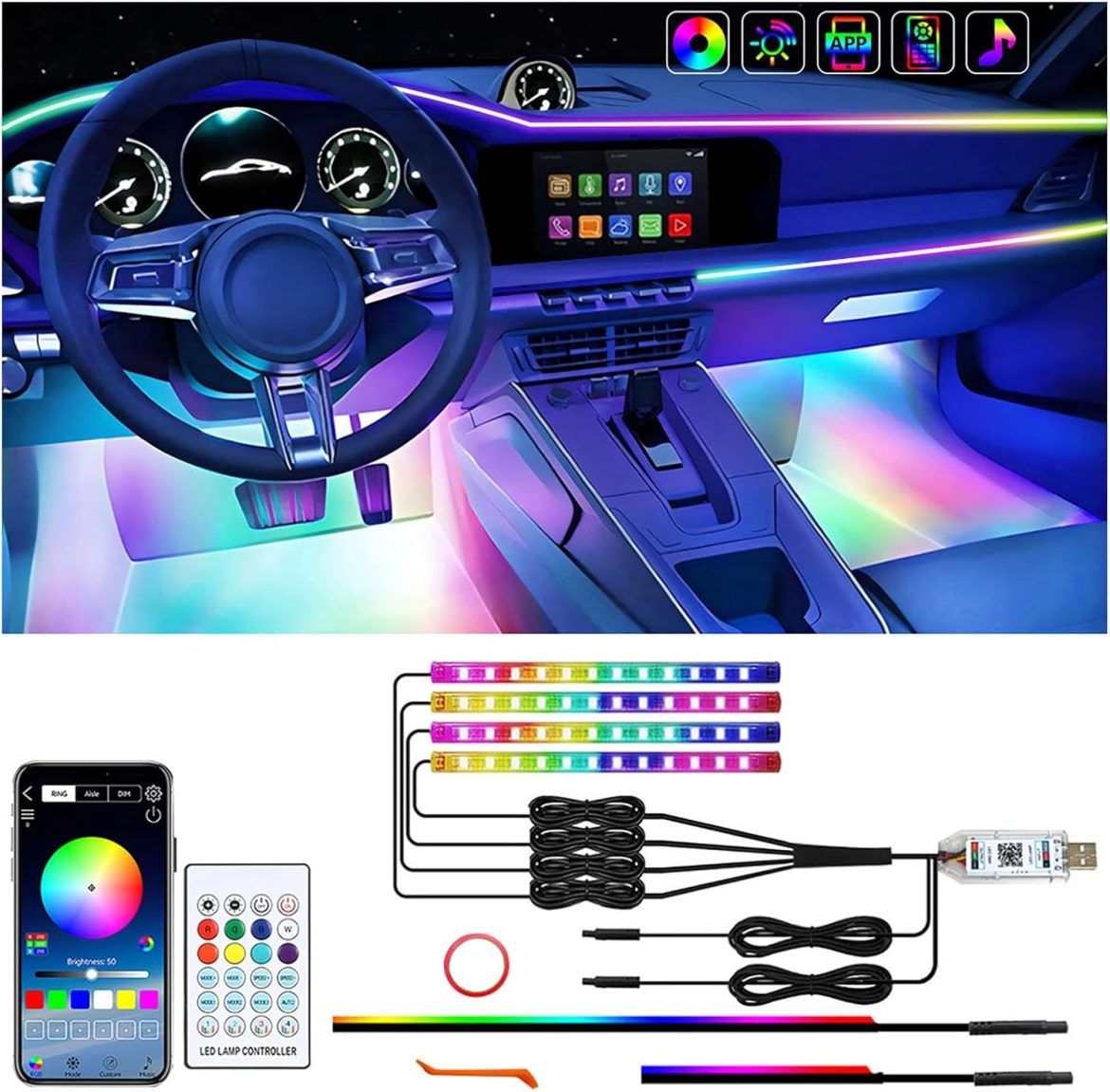 Comment choisir et installer des lumières LED pour l&rsquo;intérieur de votre voiture : guide pratique 🚗💡