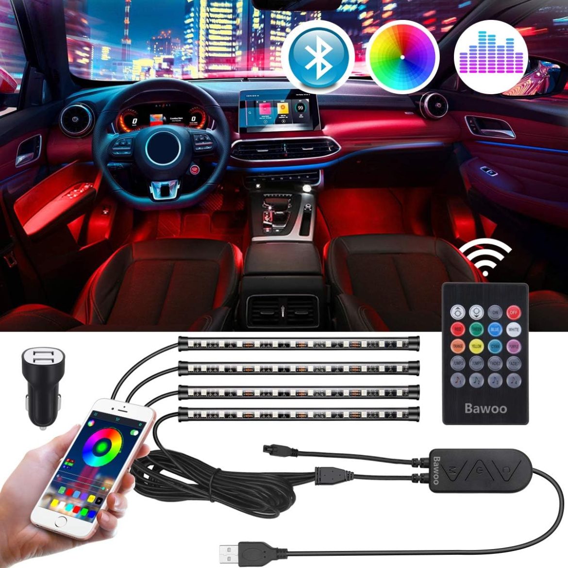 Les avantages insoupçonnés des meilleures lumières LED pour l&rsquo;intérieur de votre voiture 🚗✨