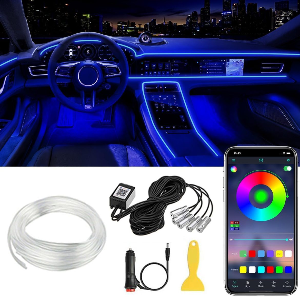 Comment choisir et installer des éclairages LED pour l&rsquo;intérieur de votre voiture ? 🚗✨