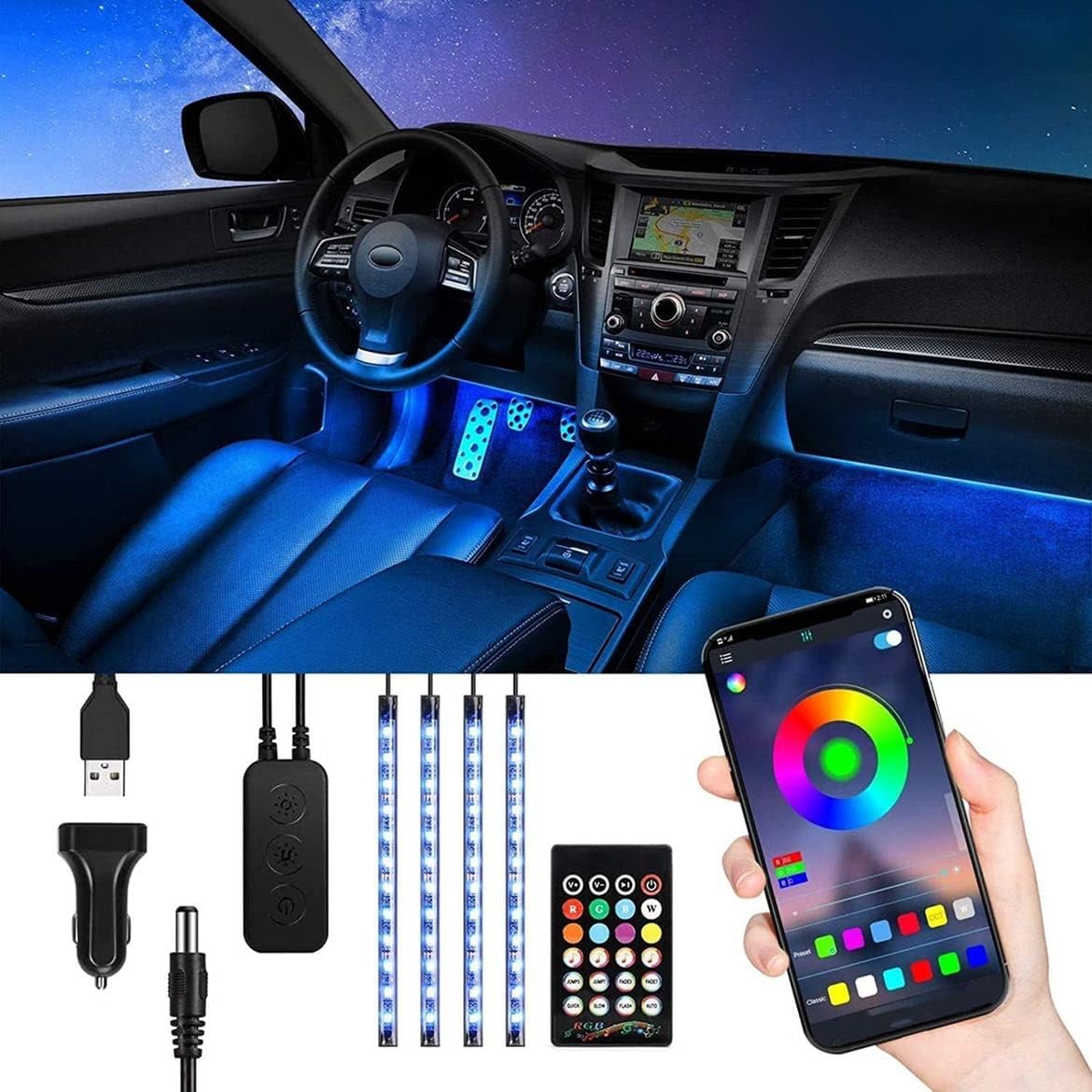 Comment transformer l&rsquo;intérieur de votre voiture avec des lumières LED : guide complet pour un éclairage élégant 🚗✨