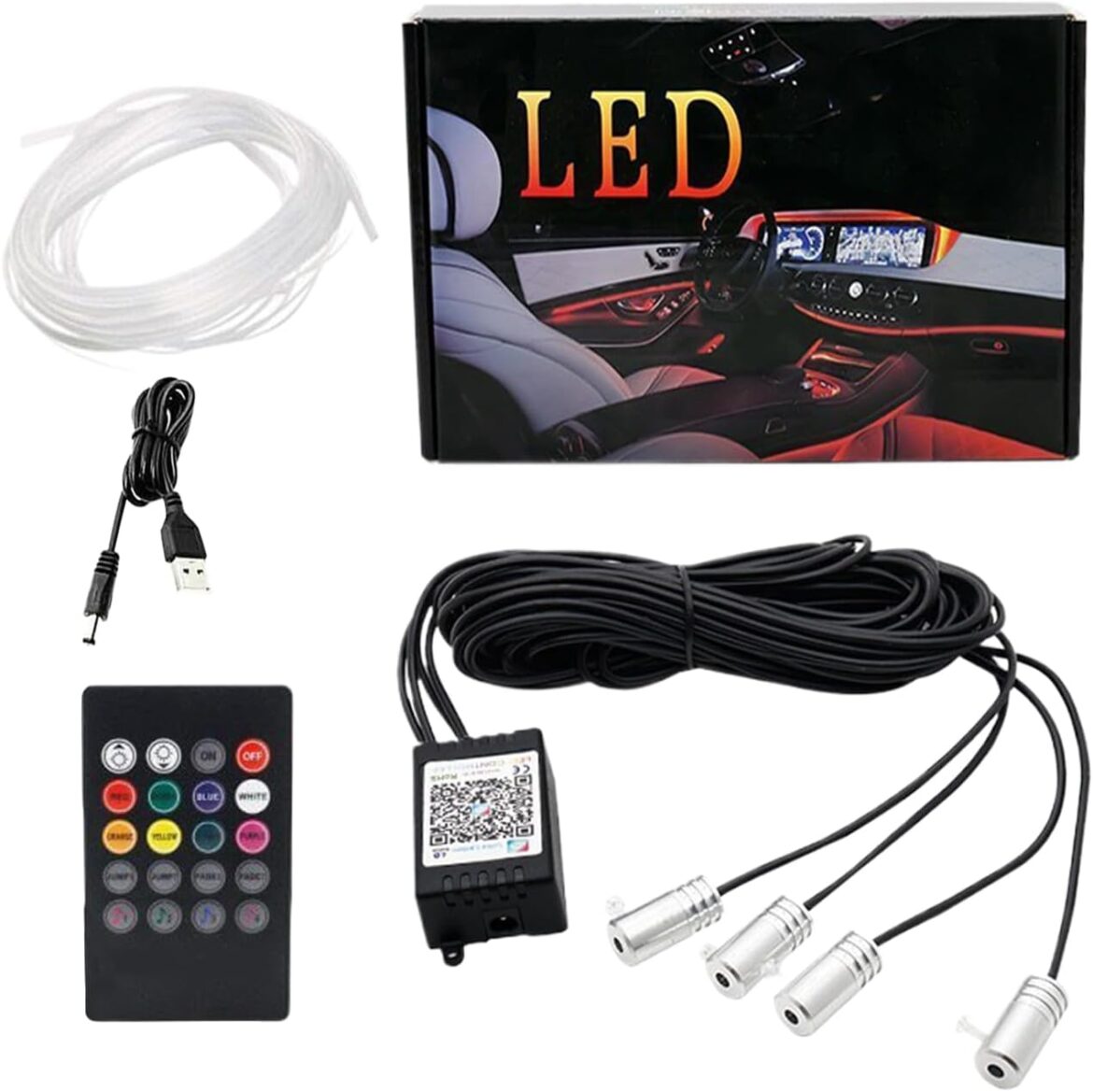 Les avantages des bandes LED pour l&rsquo;intérieur de votre voiture : comment améliorer l&rsquo;ambiance sans effort 🚗✨