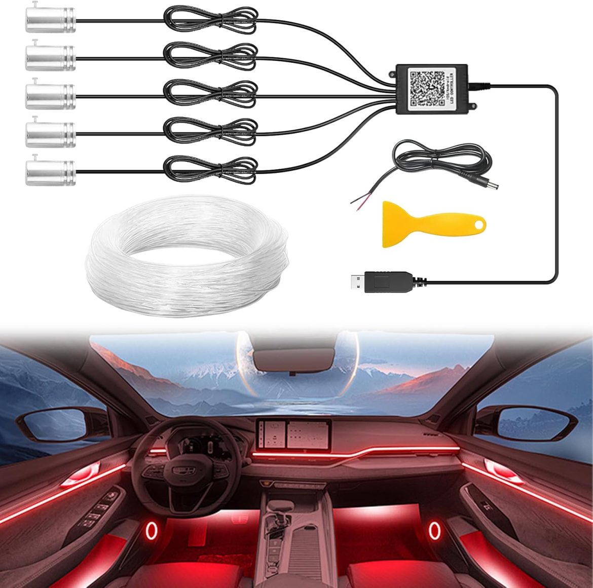 Les meilleures solutions d&rsquo;éclairage LED pour sublimer l&rsquo;intérieur de votre voiture 🚗✨