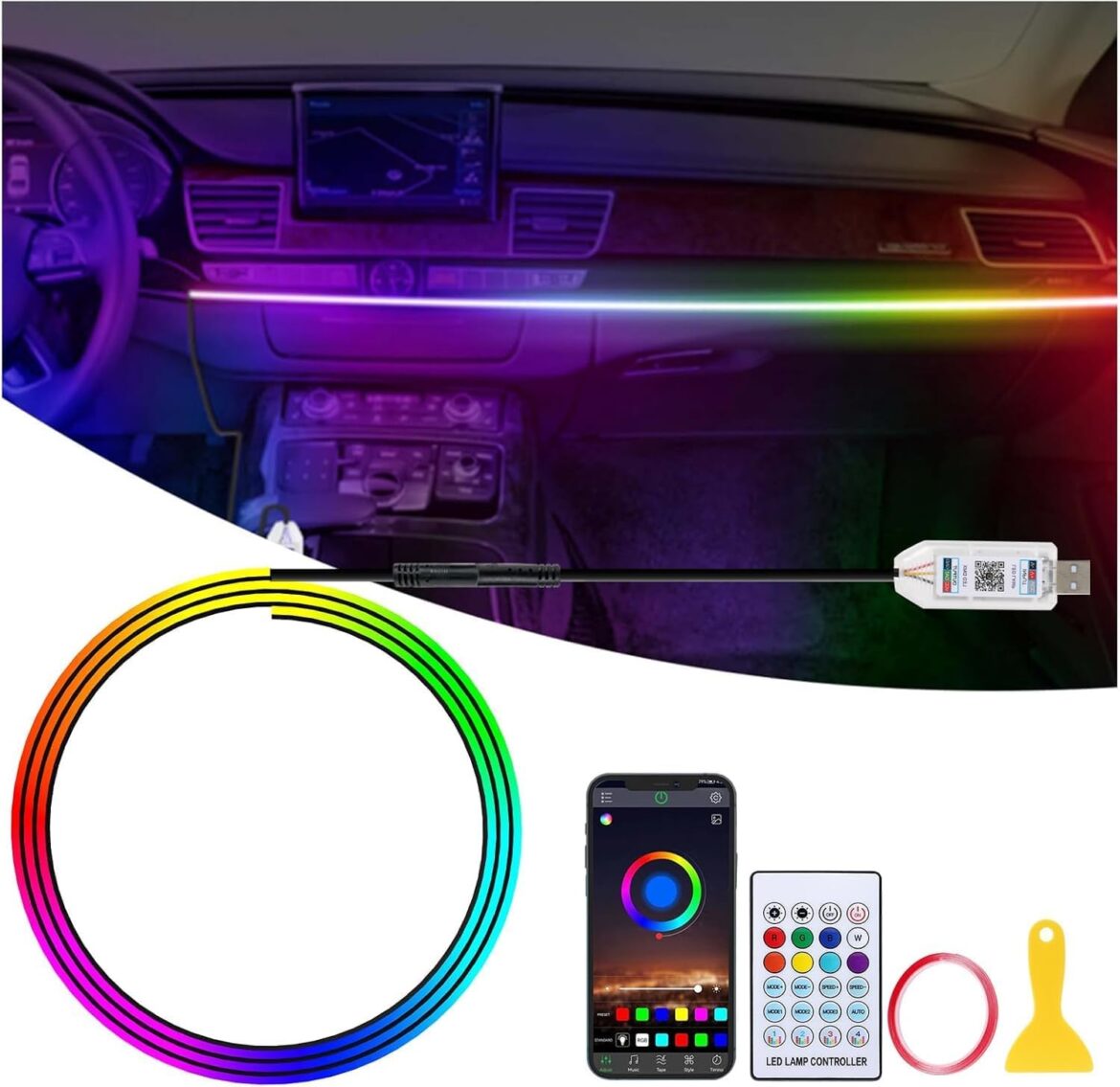 Les meilleurs éclairages LED pour l&rsquo;intérieur de votre voiture : ce qu&rsquo;il faut considérer avant d&rsquo;acheter 🚗✨
