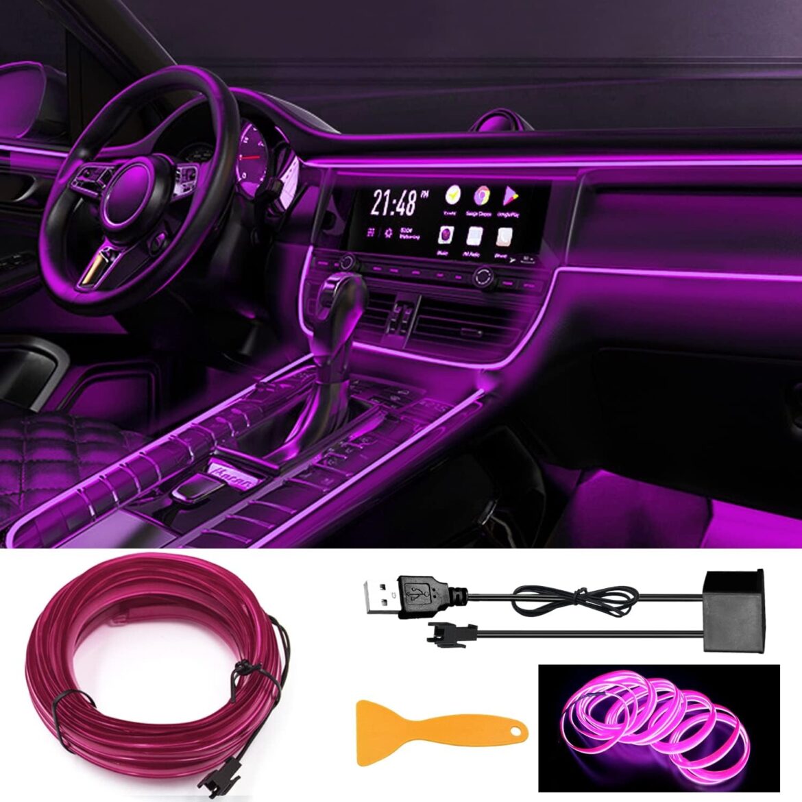 « Les meilleures solutions d&rsquo;éclairage LED pour l&rsquo;intérieur de votre voiture : ce qu&rsquo;il faut savoir » 🚗✨