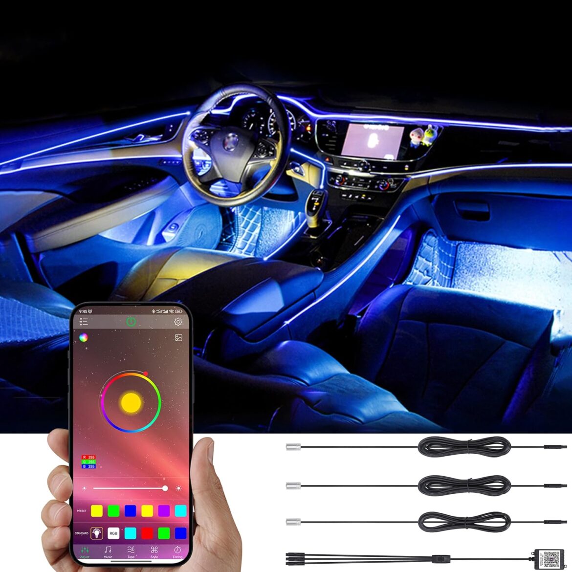 Les meilleurs éclairages LED pour votre voiture : comment choisir l&rsquo;option idéale pour un intérieur accueillant ✨🚗