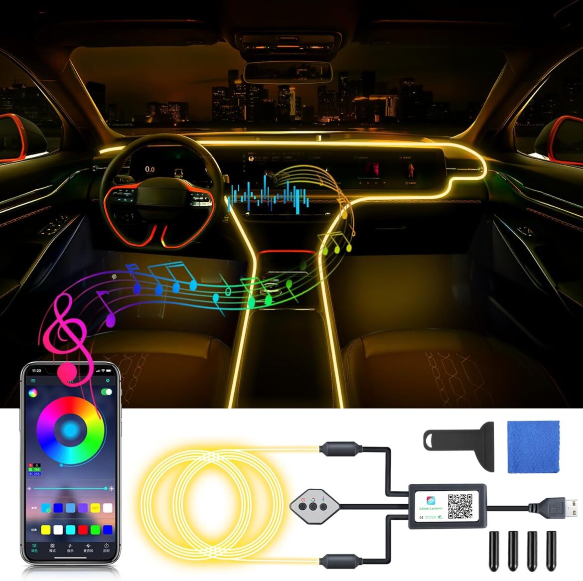 Les avantages méconnus des éclairages LED pour l&rsquo;intérieur de votre voiture 🚗✨