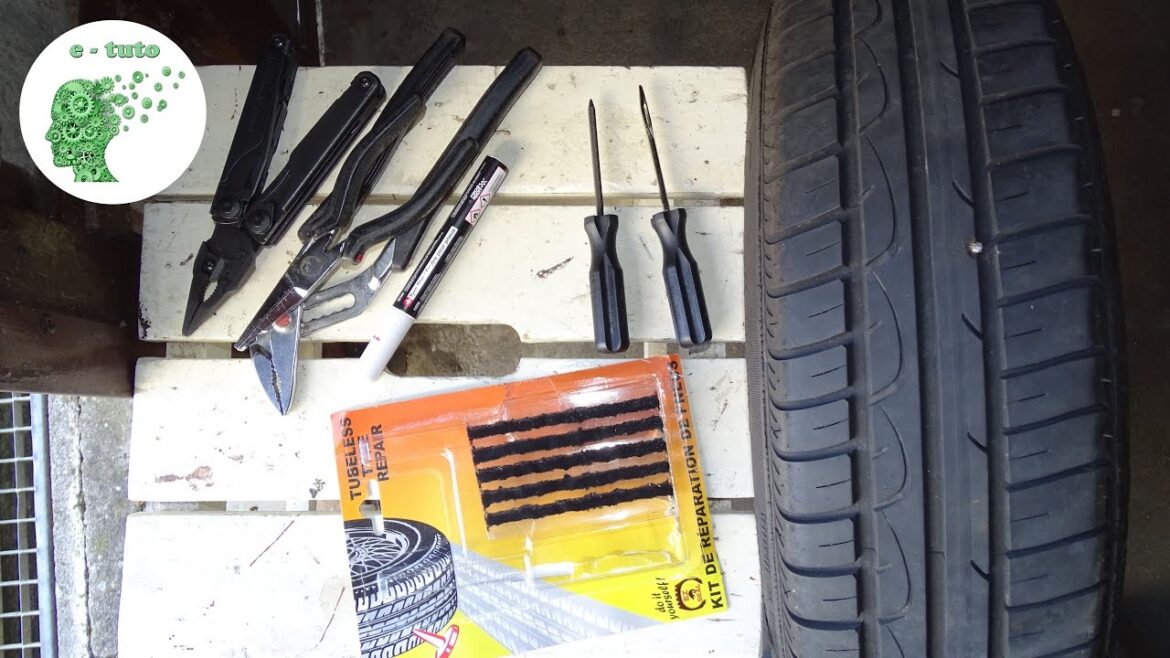 Réparer un pneu avec une mèche : guide incontournable pour une intervention efficace et durable