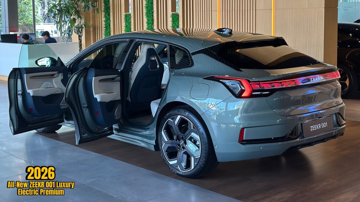 Découvrez l&rsquo;élégance futuriste de la ZEEKR 001 : un aperçu exclusif des innovations d&rsquo;un véhicule électrique de luxe