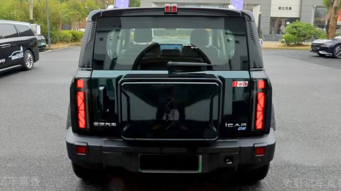 Découvrez le chery icar 03 2024 : une exploration approfondie des innovations et performances à venir