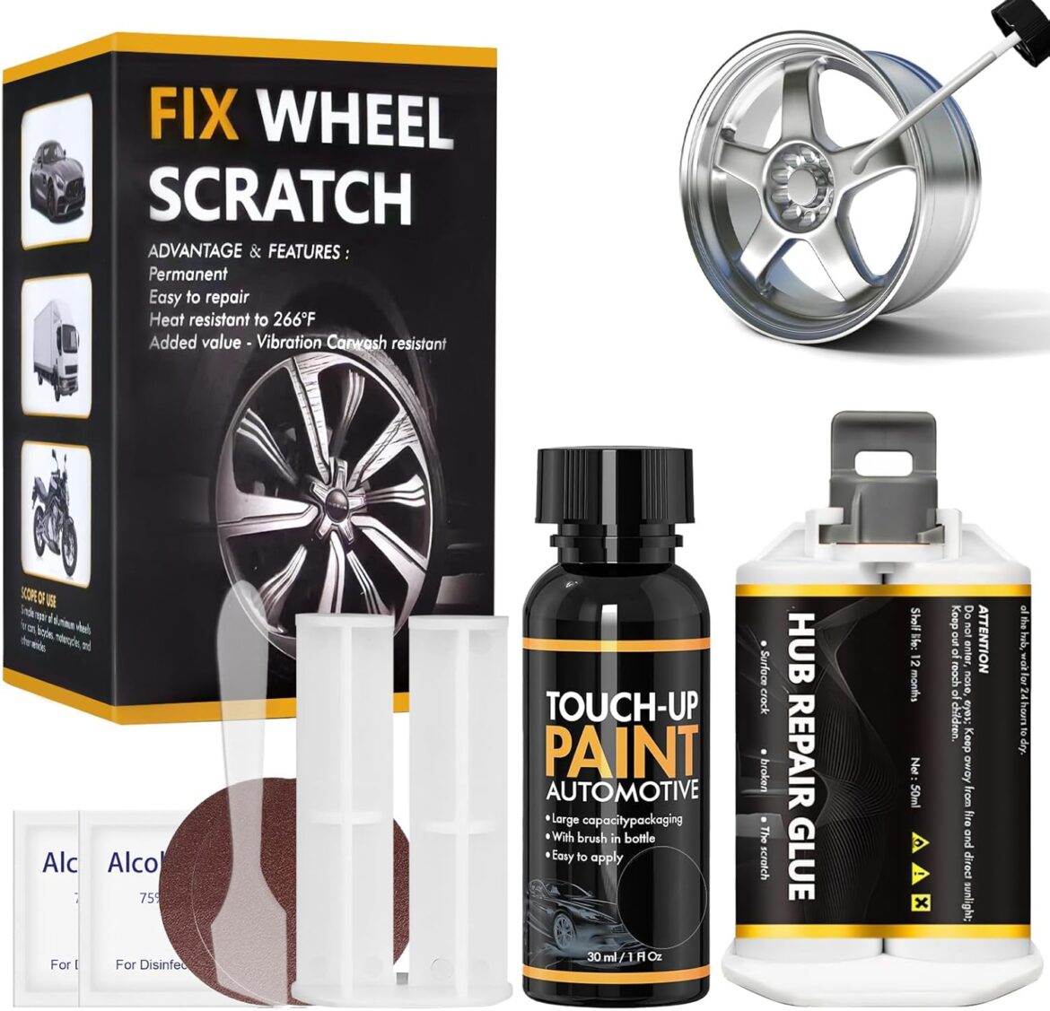 Le guide complet pour choisir le meilleur kit de réparation pour jantes en aluminium 🚗✨