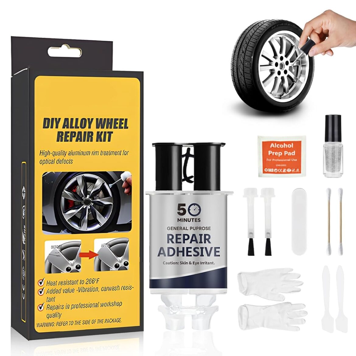 Le guide complet pour choisir le meilleur kit de réparation de jantes en aluminium 🚗✨