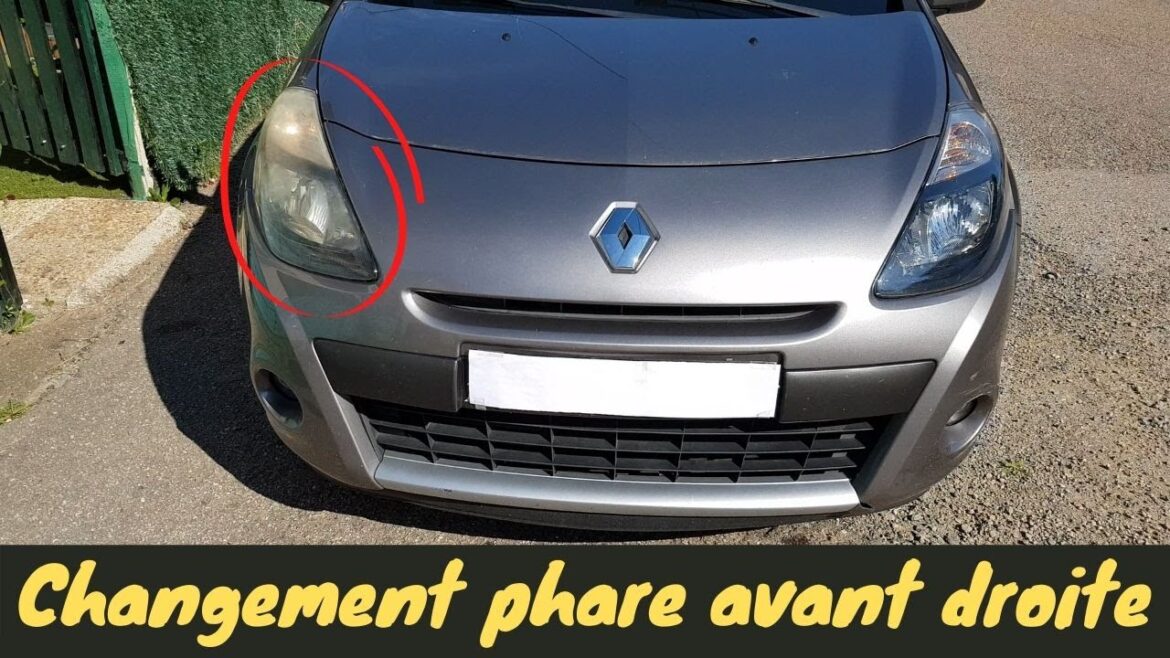 Remplacer un phare ternis sur une Clio 3 phase 2 : guide pratique pour un éclairage optimal