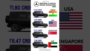 Le prix mondial de la Mercedes G-Wagon : ce que vous devez savoir pour un investissement éclairé