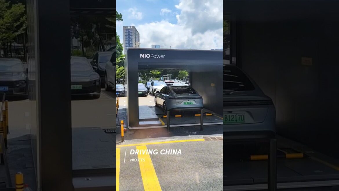 La révolution de la mobilité : découvrez l&rsquo;efficacité des stations d&rsquo;échange de batteries NIO ET5