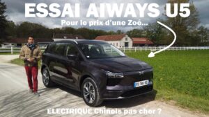 Luxe abordable : l&rsquo;essai complet de l&rsquo;AIWAYS U5 100% électrique dévoilé