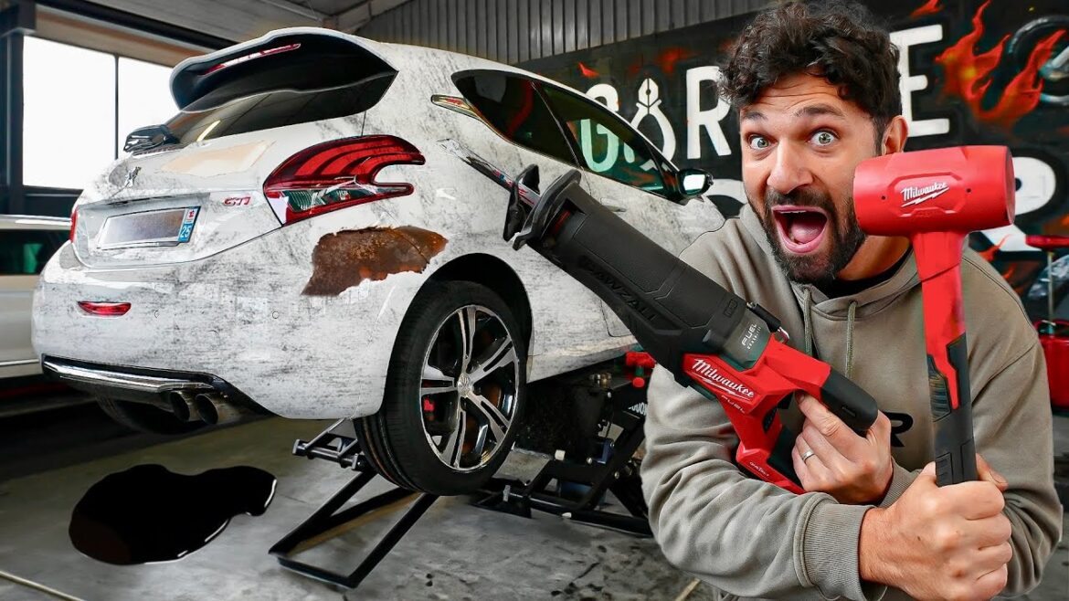 Rénovation d’une 208 GTI oubliée : découvrez les secrets d’une restauration réussie après 3 ans sous un arbre