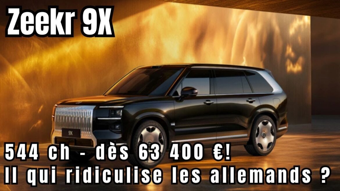 Révélation d’un SUV électrique haut de gamme : comment le Zeekr 9X surpasse les géants BMW et Mercedes à un prix imbattable