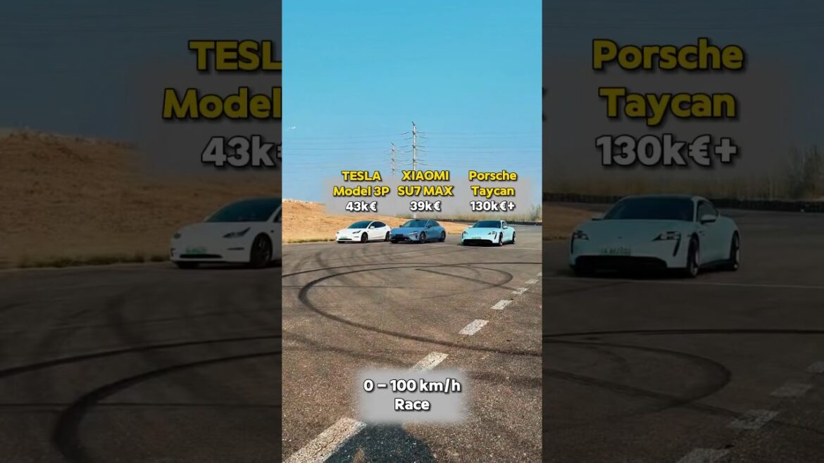 Comparatif approfondi : Tesla Model 3, Xiaomi SU7 et Porsche Taycan – Choisissez votre véhicule idéal