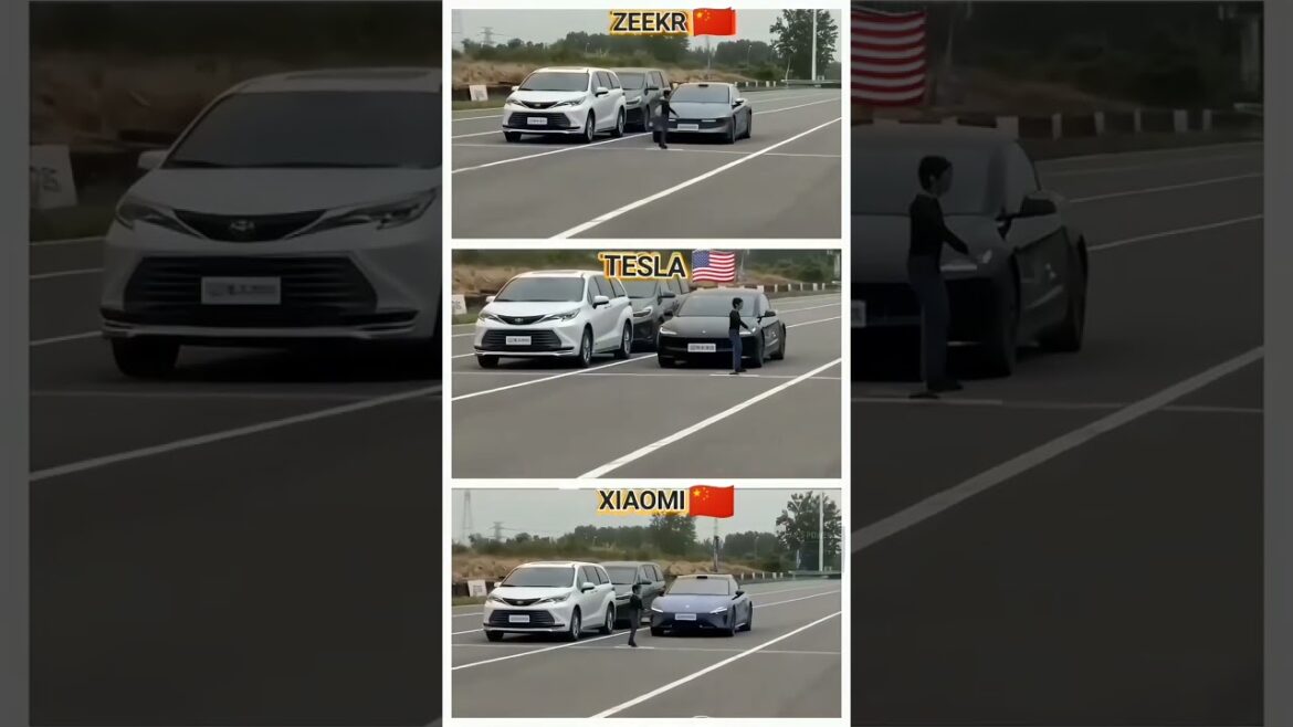 Essai comparatif des systèmes de freinage : tesla, xiaomi et zeekr à l&rsquo;épreuve de la sécurité
